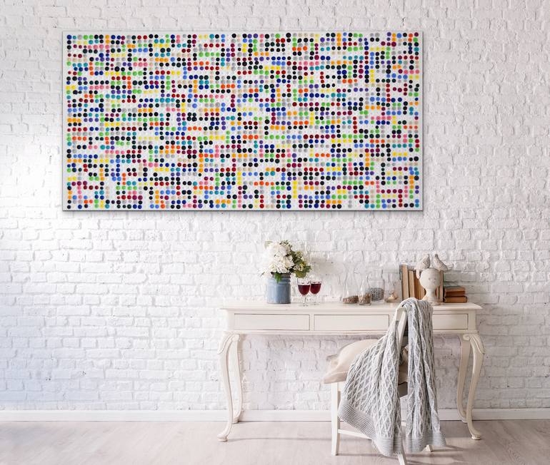 Original Minimalism Abstract Painting by Astrid Stoeppel