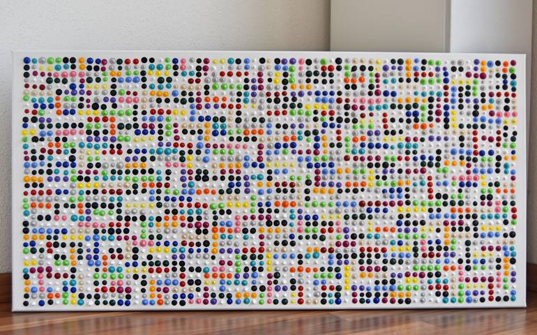 Original Minimalism Abstract Painting by Astrid Stoeppel