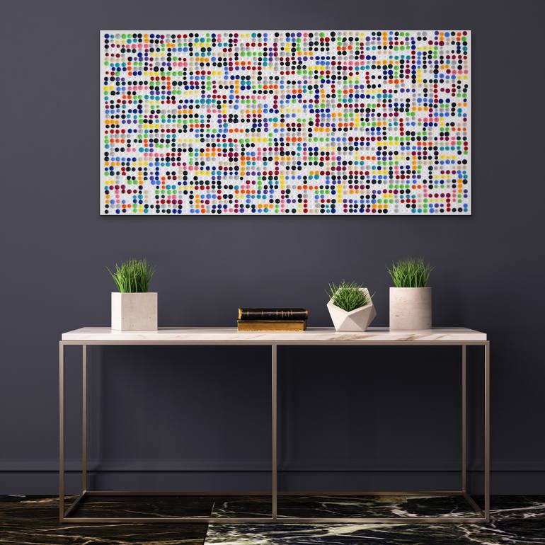 Original Minimalism Abstract Painting by Astrid Stoeppel