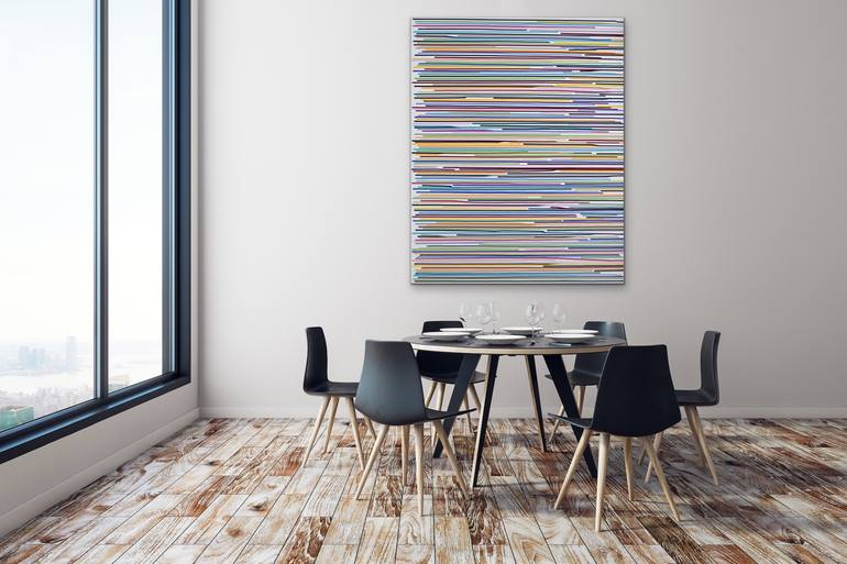 Original Pop Art Abstract Painting by Astrid Stoeppel