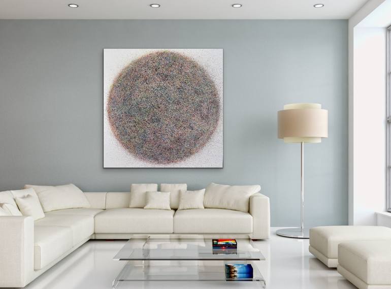 Original Pop Art Geometric Painting by Astrid Stoeppel