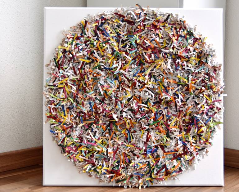 Original Geometric Sculpture by Astrid Stoeppel