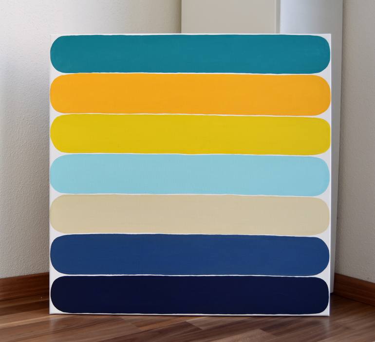 Original Minimalism Abstract Painting by Astrid Stoeppel