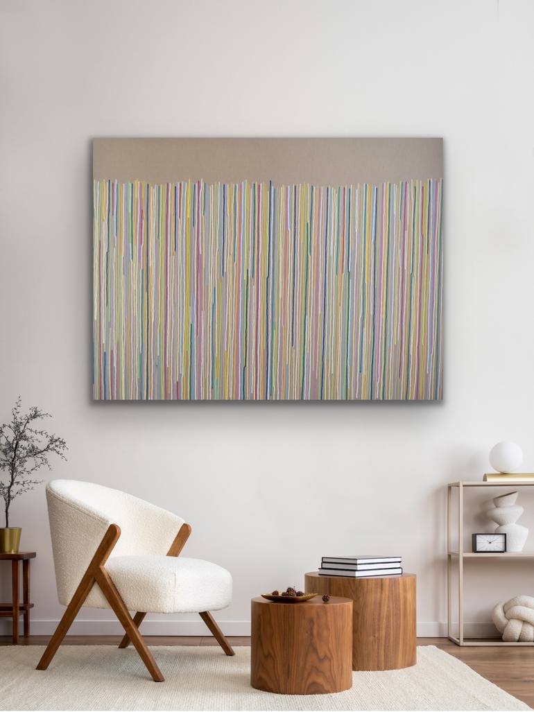 Original Abstract Expressionism Abstract Painting by Astrid Stoeppel