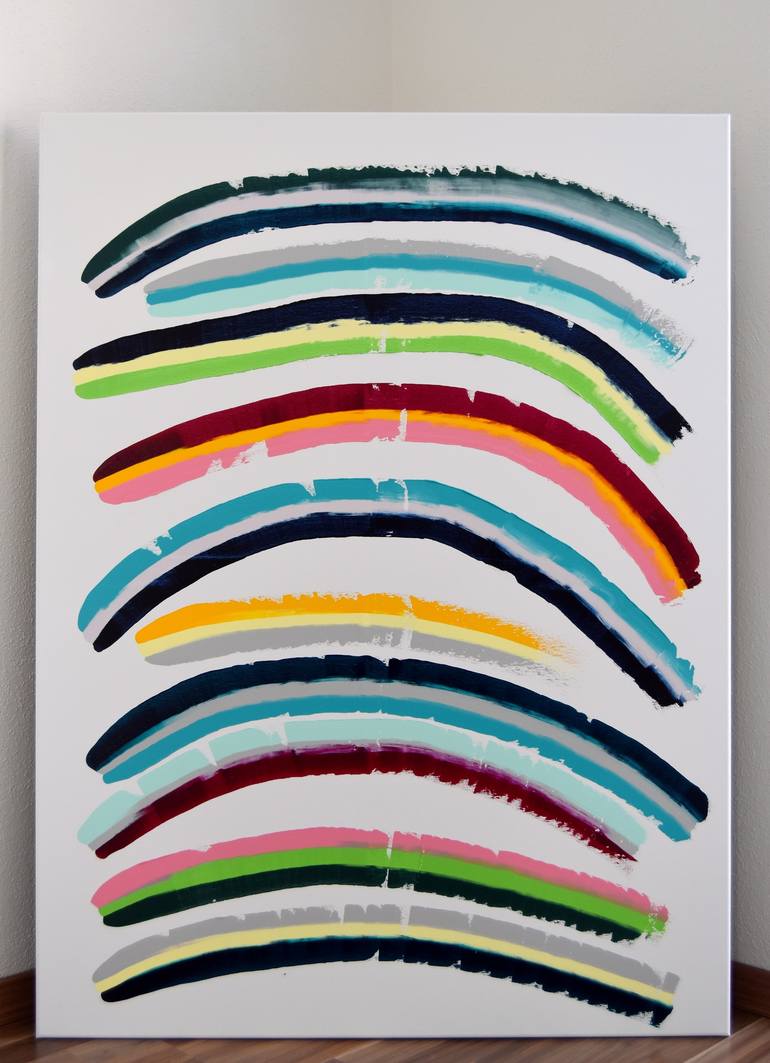 Original Pop Art Abstract Painting by Astrid Stoeppel