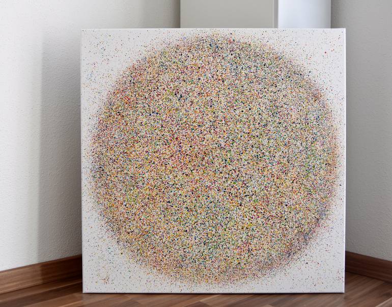 Original Minimalism Abstract Painting by Astrid Stoeppel