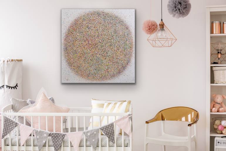 Original Minimalism Abstract Painting by Astrid Stoeppel