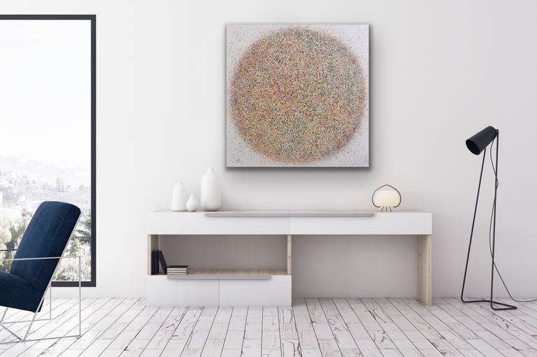 Original Minimalism Abstract Painting by Astrid Stoeppel