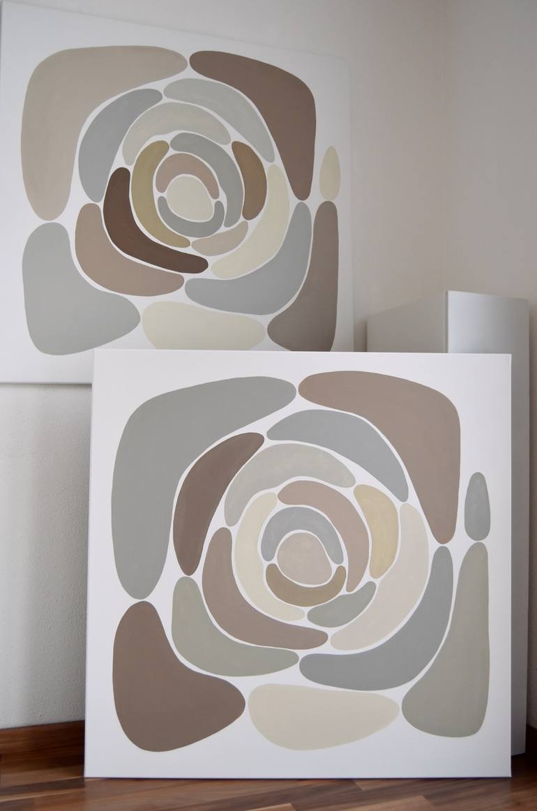 Original Abstract Expressionism Abstract Painting by Astrid Stoeppel