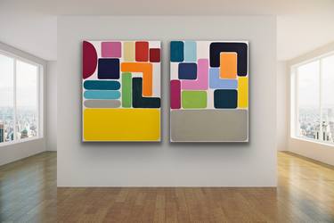 Formation! diptych (2 pieces, each 70x90cm) thumb