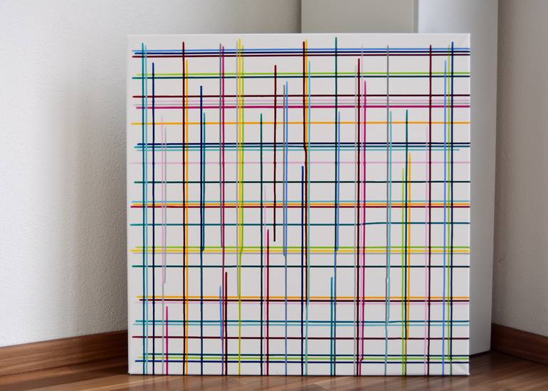 Original Minimalism Abstract Painting by Astrid Stoeppel