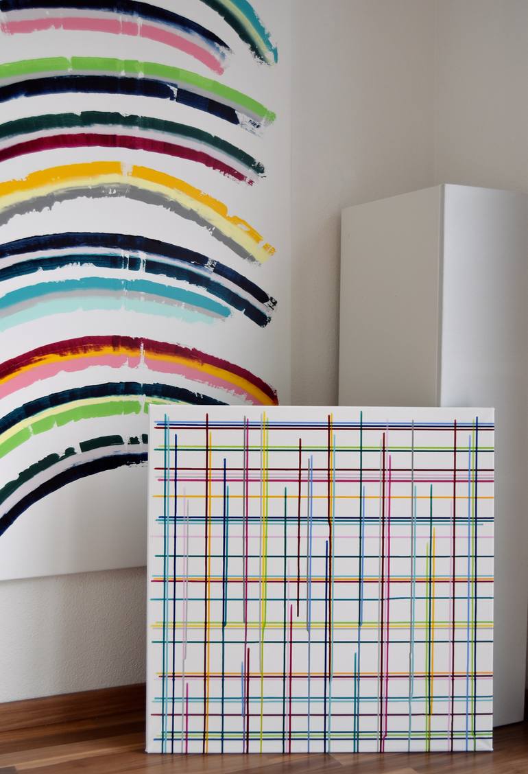 Original Minimalism Abstract Painting by Astrid Stoeppel