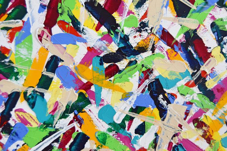 Original Abstract Expressionism Abstract Painting by Astrid Stoeppel