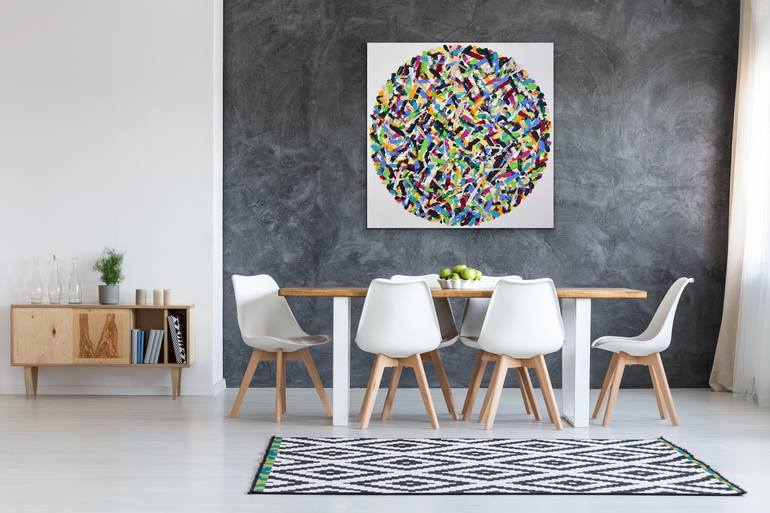 Original Abstract Expressionism Abstract Painting by Astrid Stoeppel