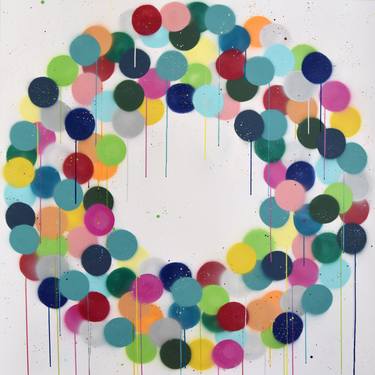 Original Pop Art Abstract Paintings by Astrid Stoeppel