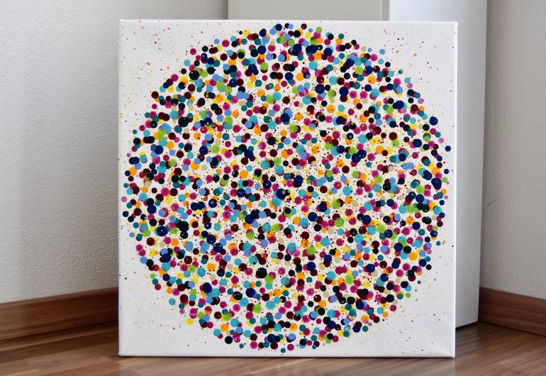 Original Pop Art Abstract Painting by Astrid Stoeppel