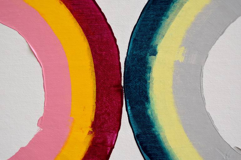 Original Pop Art Abstract Painting by Astrid Stoeppel