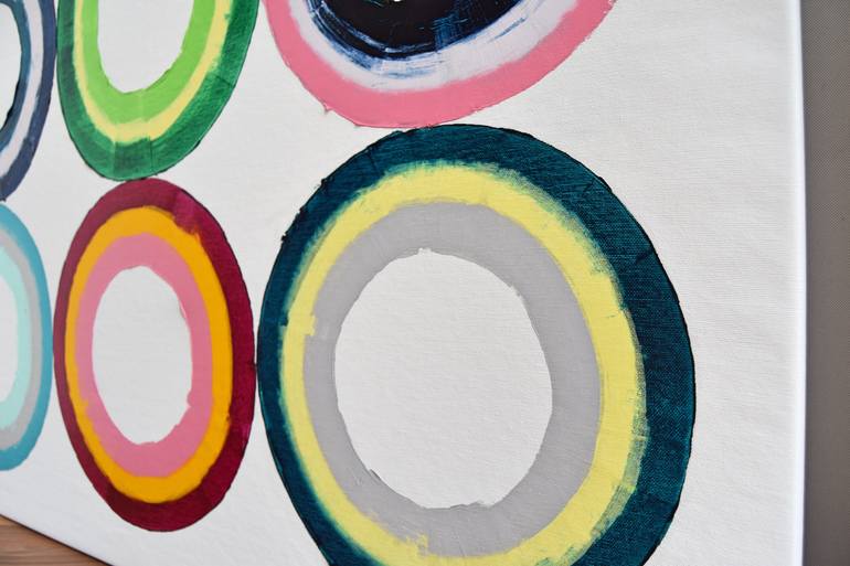 Original Pop Art Abstract Painting by Astrid Stoeppel