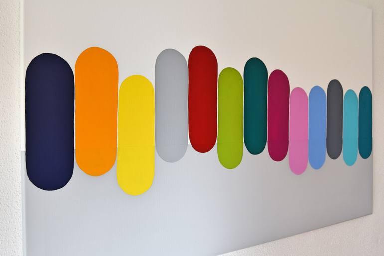 Original Minimalism Abstract Painting by Astrid Stoeppel