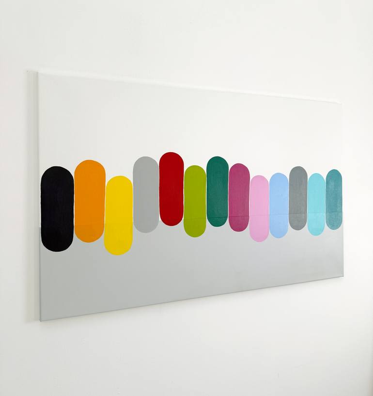 Original Minimalism Abstract Painting by Astrid Stoeppel