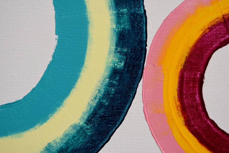 Original Minimalism Abstract Painting by Astrid Stoeppel