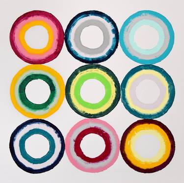 Original Pop Art Abstract Paintings by Astrid Stoeppel
