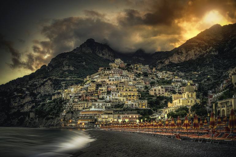 Positano Sunset Photography by Alexander Hill