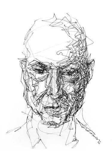 Original Expressionism Portrait Drawings by Onur Karaalioglu