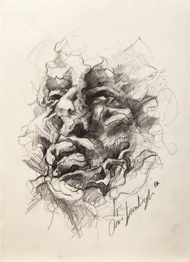 Print of Portrait Drawings by Onur Karaalioglu