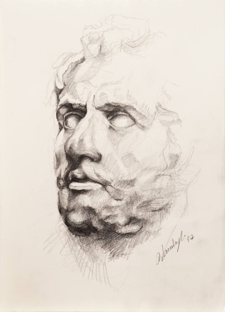 Portrait of Odysseus Drawing by Onur Karaalioglu Saatchi Art