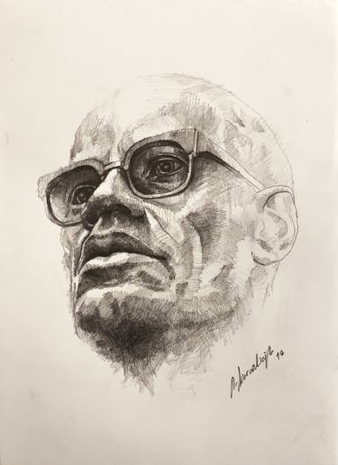 Original Expressionism Portrait Drawings by Onur Karaalioglu