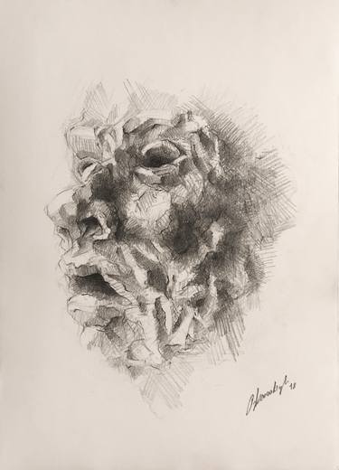 Print of Expressionism Portrait Drawings by Onur Karaalioglu