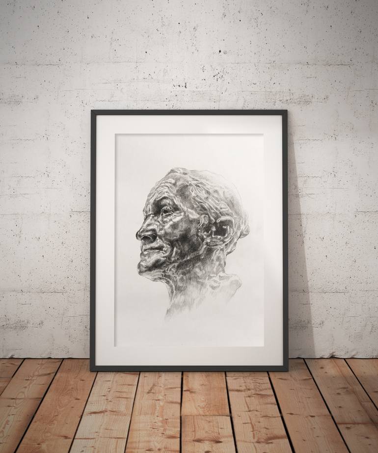 Original Portrait Drawing by Onur Karaalioglu