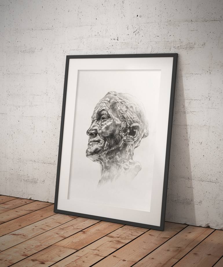 Original Expressionism Portrait Drawing by Onur Karaalioglu