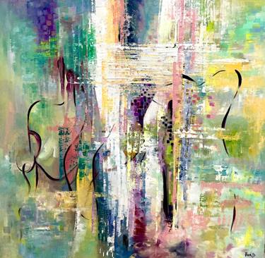 Original Abstract Expressionism Abstract Paintings by Ella Prakash