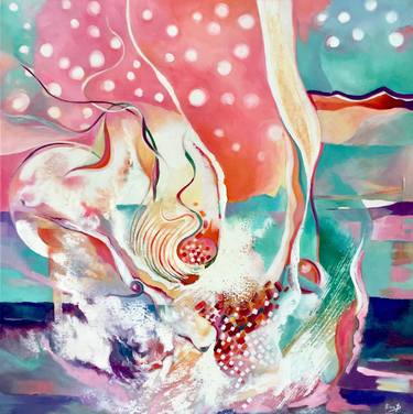 Original Abstract Expressionism Abstract Paintings by Ella Prakash