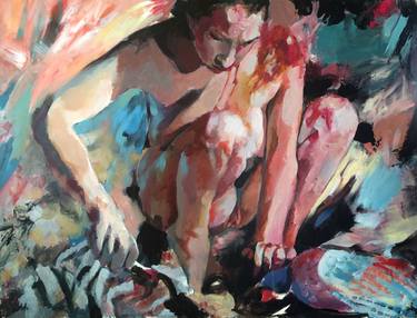 Print of Figurative Nude Paintings by Dan Arcus
