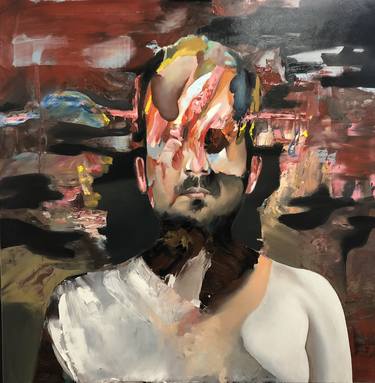 Original Abstract Portrait Paintings by Dan Arcus