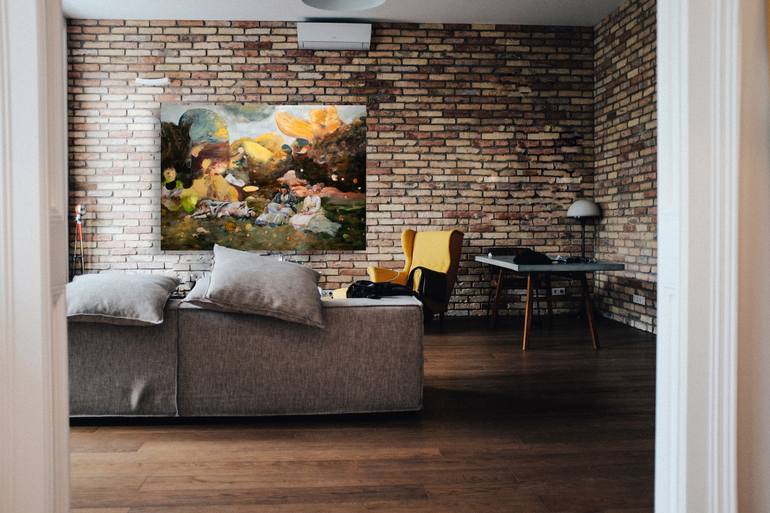 Original Expressionism Fantasy Painting by Dan Arcus