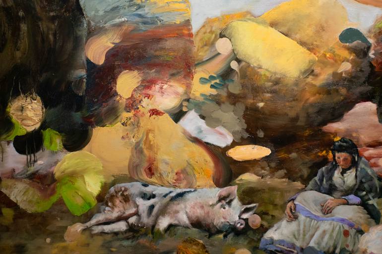 Original Expressionism Fantasy Painting by Dan Arcus