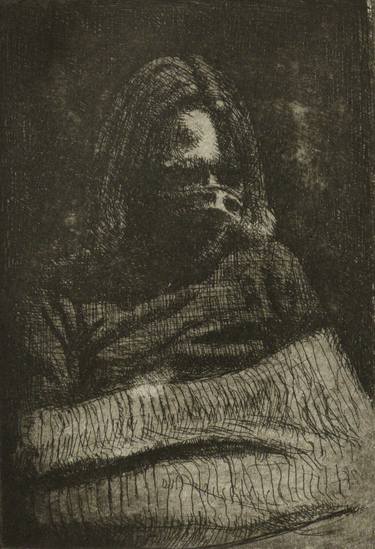 Print of Fine Art Portrait Printmaking by Gyorgy Kiraly