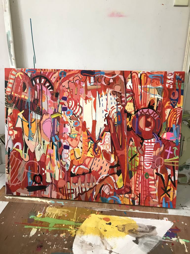 Original Abstract Painting by Uku Chan