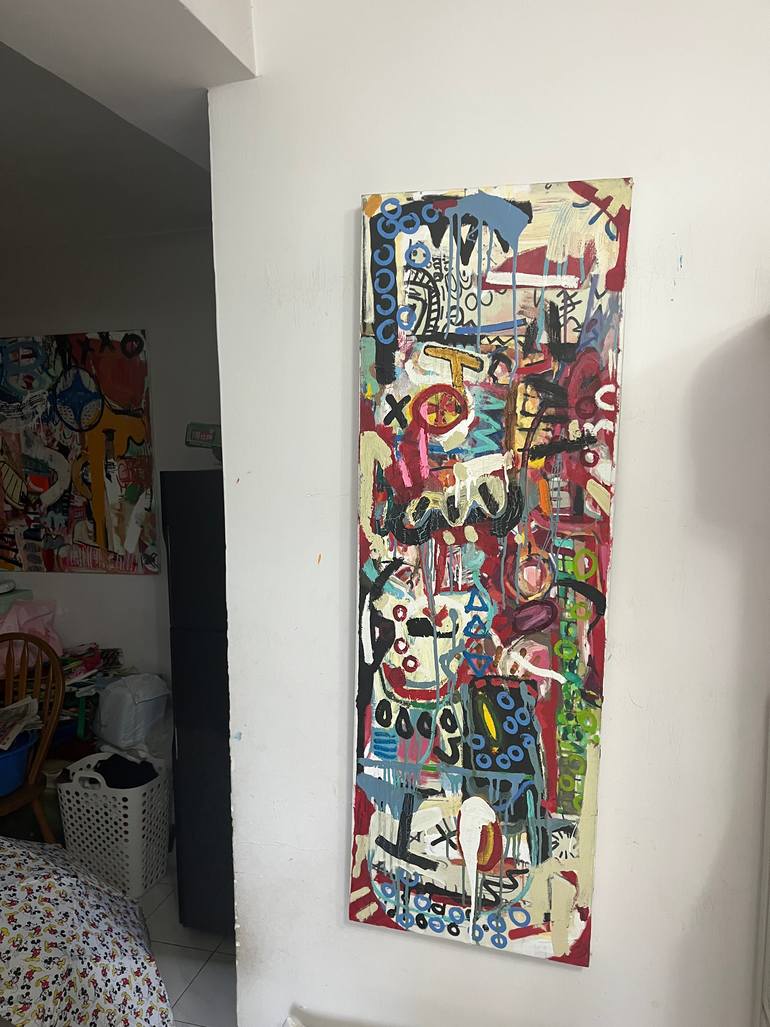 Original Abstract Expressionism Abstract Painting by Uku Chan