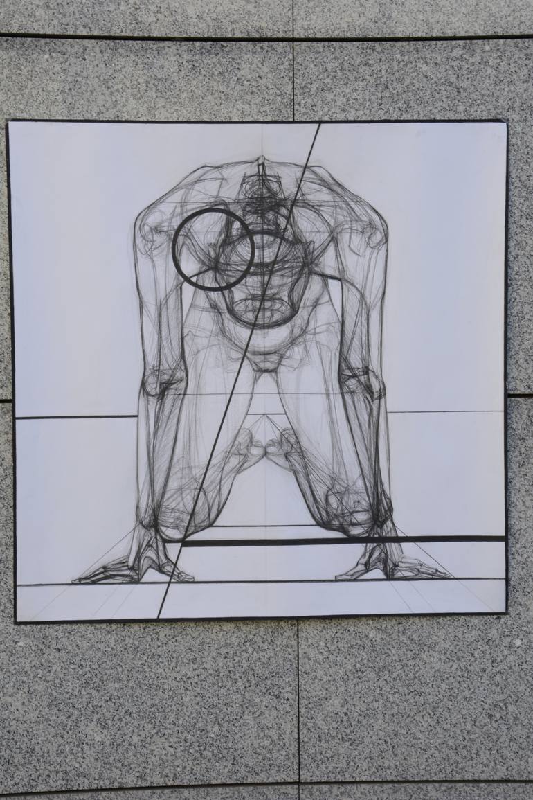 Original Fine Art Body Drawing by Anna Martseniuk