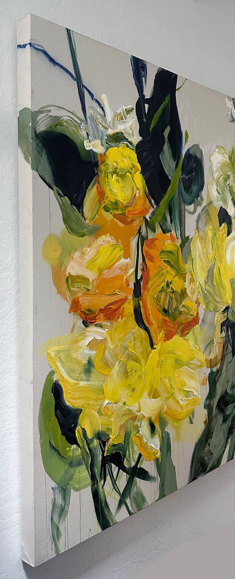 Original Abstract Floral Painting by Ariana Fox