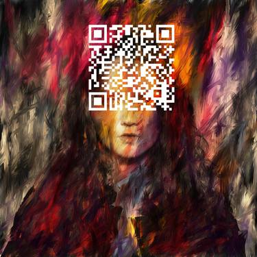 Print of Abstract Portrait Digital by Arturo Hernández