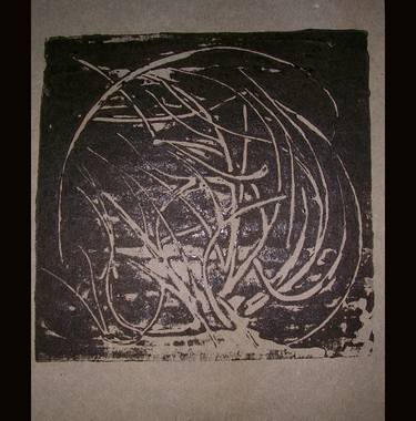 Original Abstract Expressionism Abstract Printmaking by Arturo Hernández