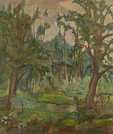 Original Impressionism Landscape Paintings by Babelis Vytautas Augustinas
