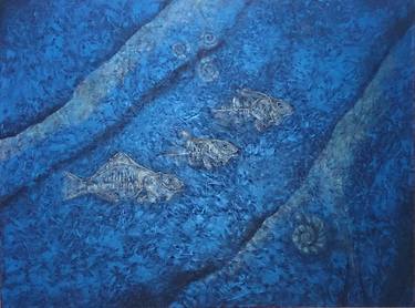 Print of Fish Paintings by April M Bending