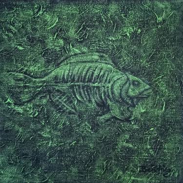 Original Expressionism Fish Paintings by April M Bending